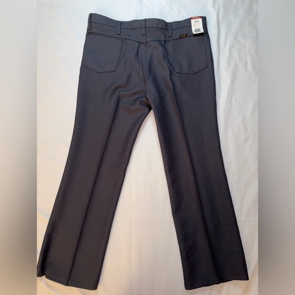 Wrangler NWT Men’s Size 40W 30L Grey Polyester Business Casual Dress Jeans - Picture 9 of 10
